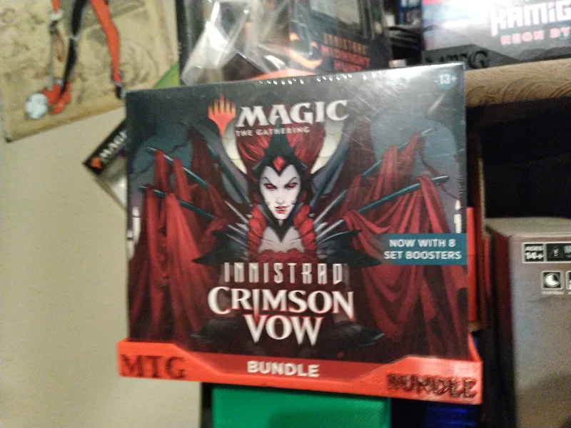 Magic The Gathering Bundle box shelf