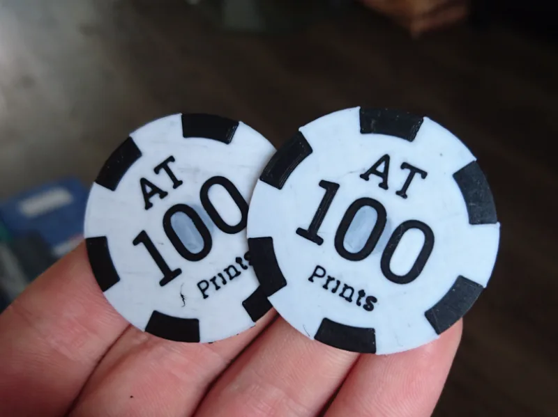 Magnetic Poker Tokens
