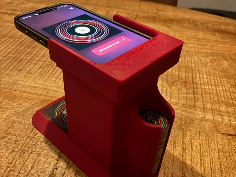 Hitster Card Tower Bigger coin size