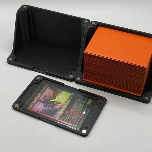 Commander Deck Box and Trays for Magic the Gathering, Pokemon, or any other TCG