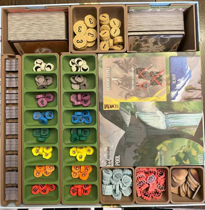 Spirit Island Insert / Organizer Remix (Base Through Nature Incarnate)