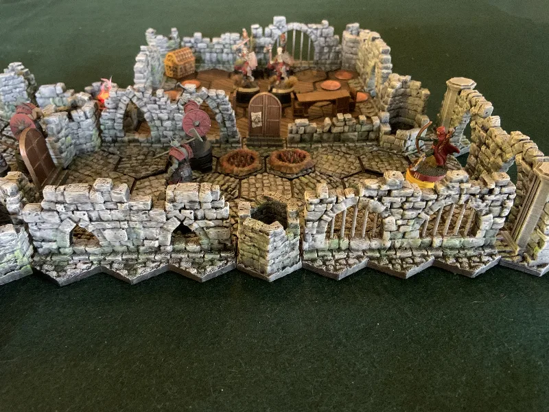 MagHex Ruined Dungeon Walls Gloomhaven Frosthaven