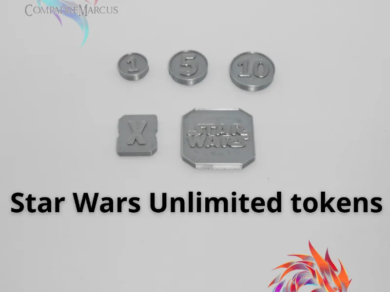 Star Wars Unlimited tokens set / No supports