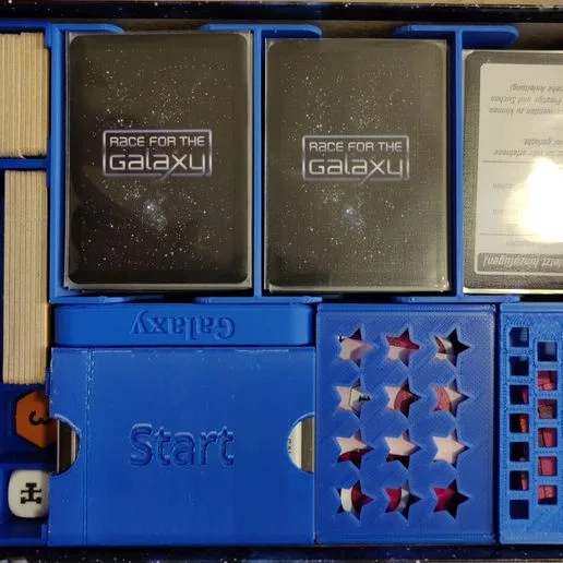 Race for the Galaxy 2nd ed. insert with extension