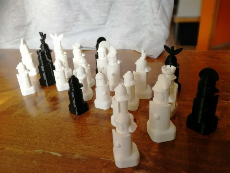 Chess set Romans
