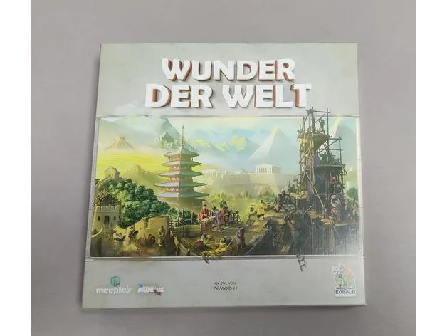 World Wonders (Wunder der Welt) + Expansion - Board Game Insert - Sleeved Cards