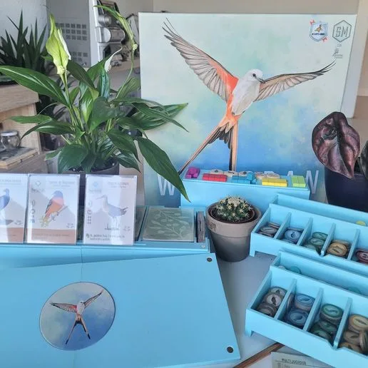 Insert organizer for Wingspan (Base Game + Expansion)