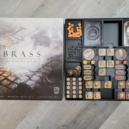 STL Files for Brass Birmingham board game insert