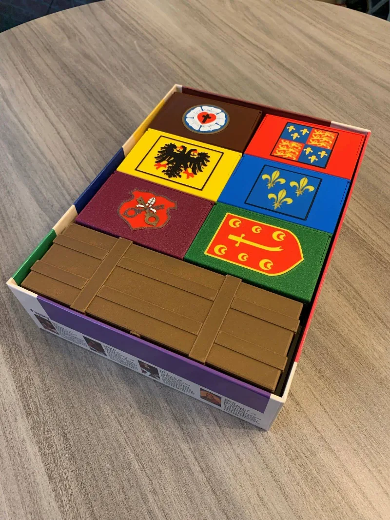 Here I Stand Wars of the Reformation Board Game Inserts