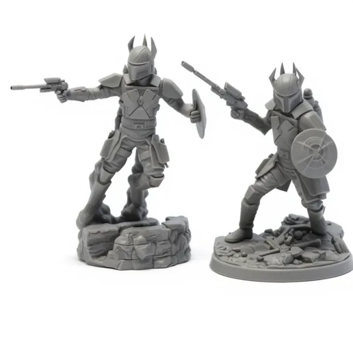 Gar Saxon Dual Pose - 32mm Star Wars Legion Scale
