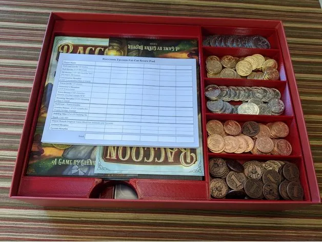 Raccoon Tycoon and Fat Cat Expansion Organizer (Forbidden Games -Deluxe Edition)