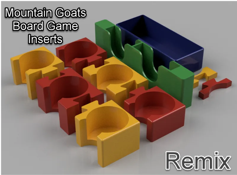 Mountain Goats Board Game Inserts (Remix)