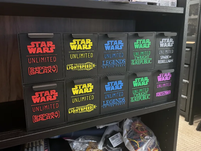 Star Wars Unlimited Stacking Modular Drawers