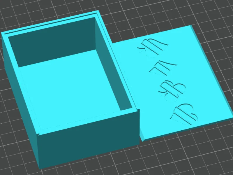 Poker card box