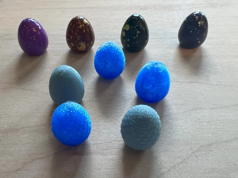 Wyrmspan Eggs with and without scales