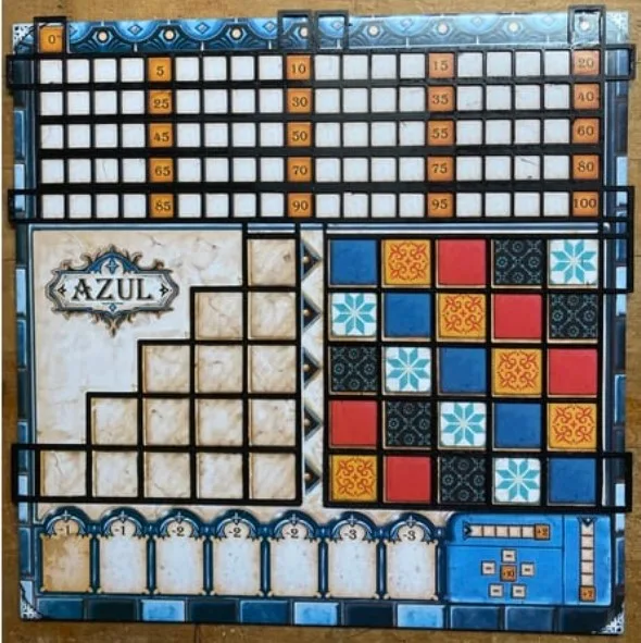Azul Gameboard Overlay for Smaller Print Beds