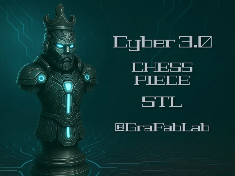 Cyber 3.0 "King" - chess piece