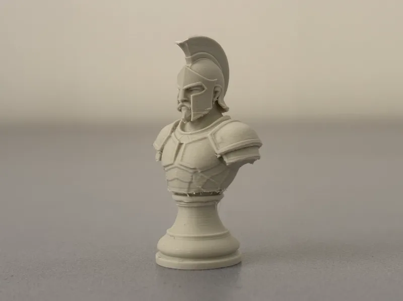 armored Spartan chess piece