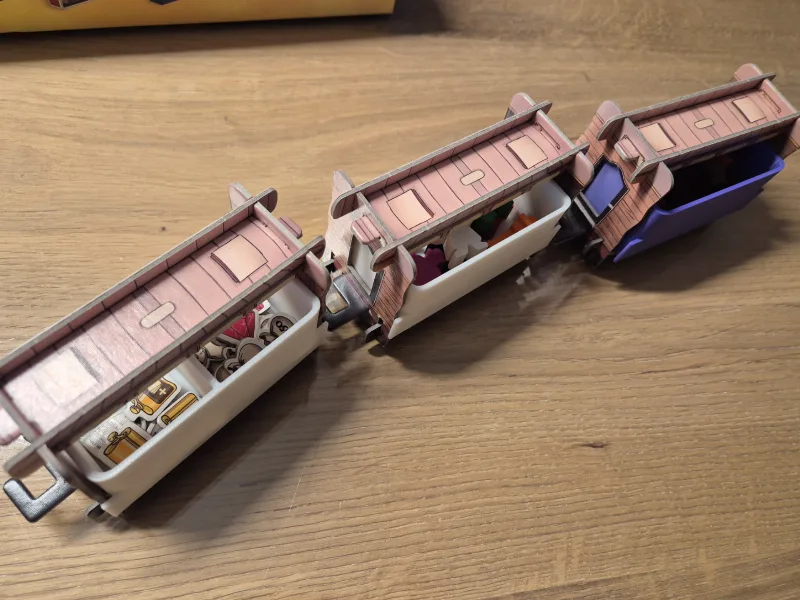 Colt Express Organizers + meeple and token boxes