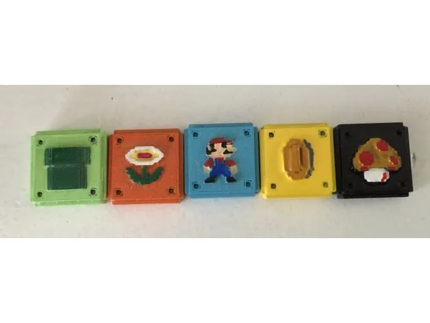 Mario Azul Board Game Tiles