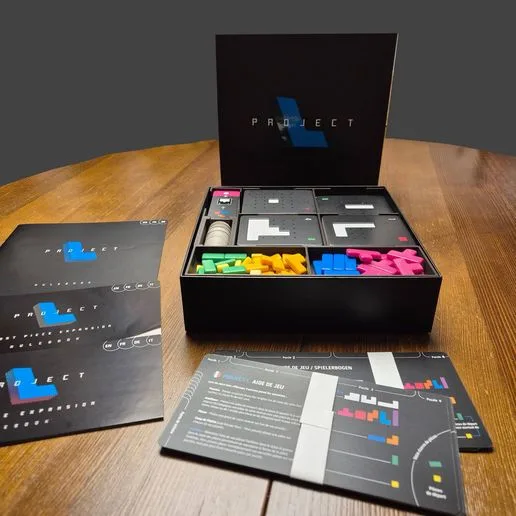 Project L - Organizer -  with two expansions in one box 3D print model