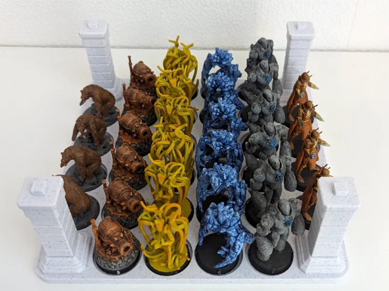 Magnetic Miniature Storage Tray (25mm, Gloomhaven)