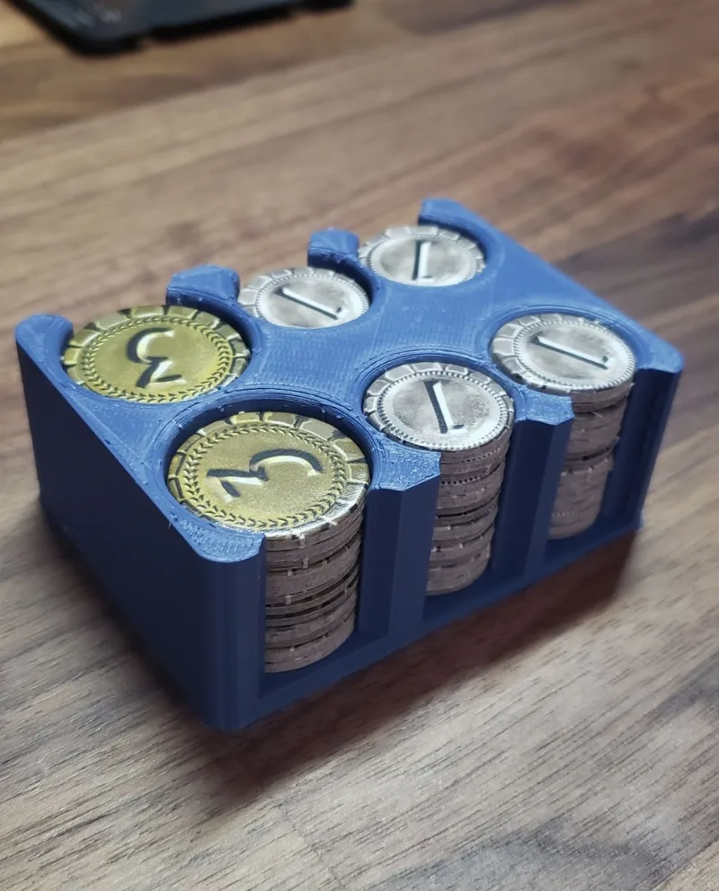 7 Wonders coin tray