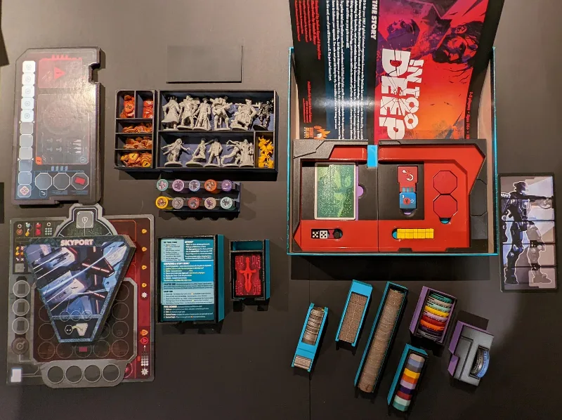 In Too Deep Complete Boardgame Token Tray System