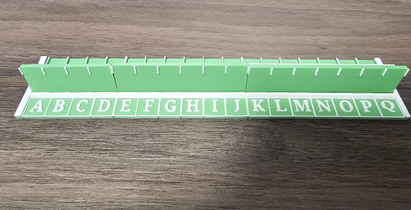 Bomb Busters Rack - reversed letters