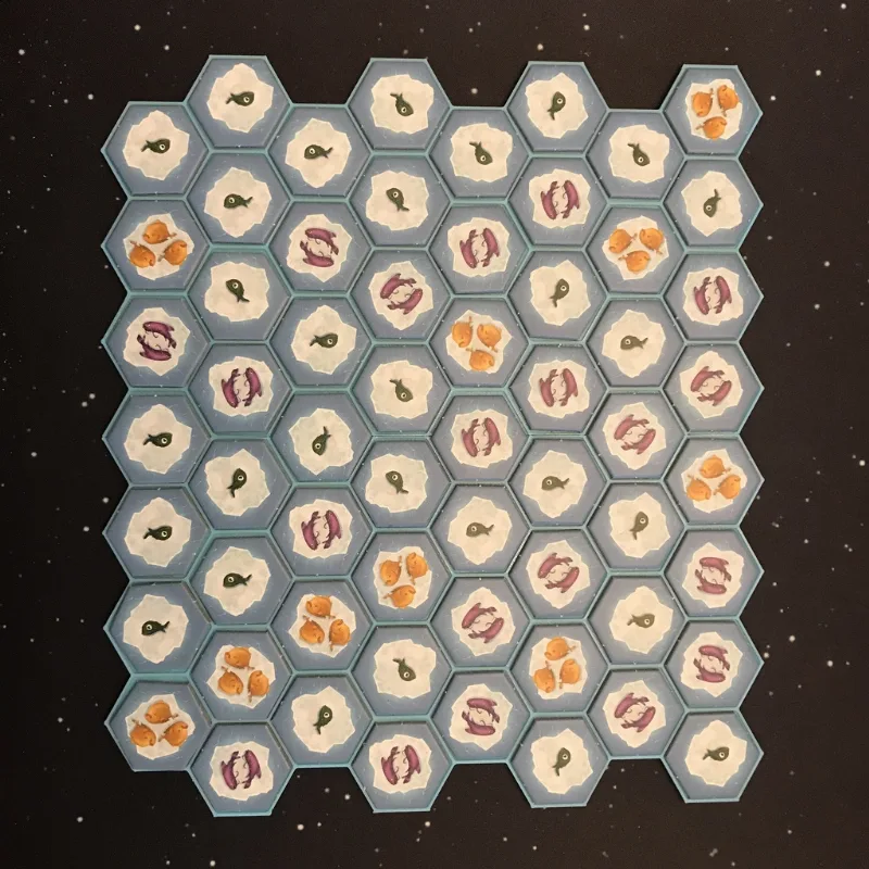 "Hey That's My Fish" Game Board Remix