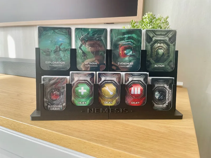 Nemesis Retaliation cards display stand