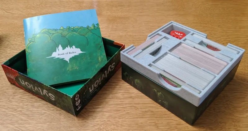 Sylvion Organizer Insert with Sleeved Cards