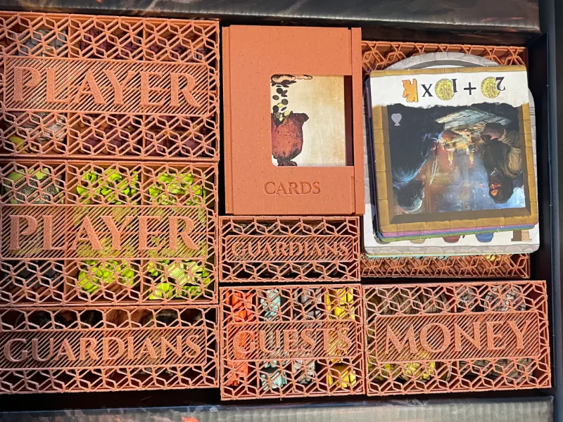 Inferno board game original inlay insert