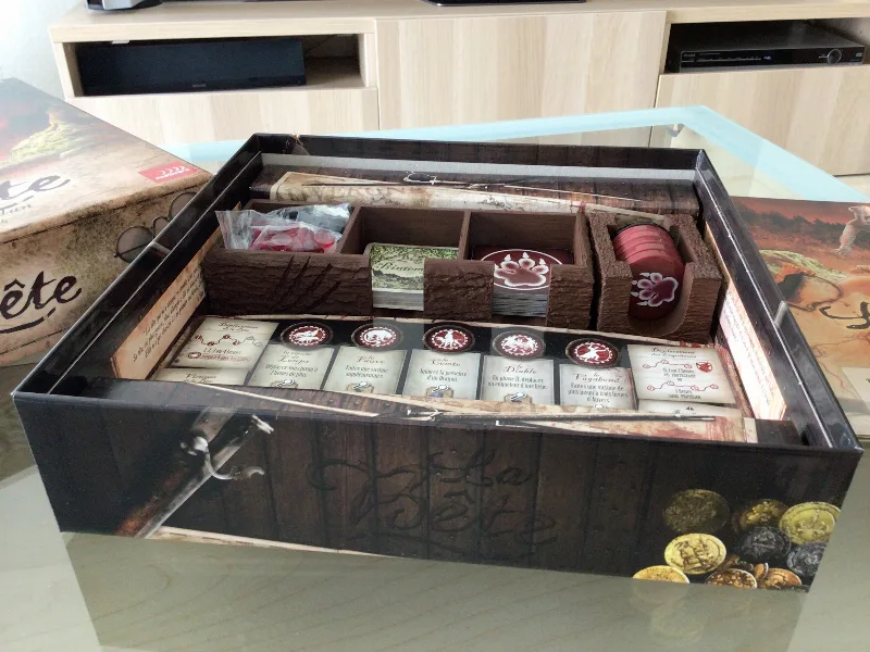 BOITES POUR LE JEU DE SOCIÉTÉ "LA BÊTE"