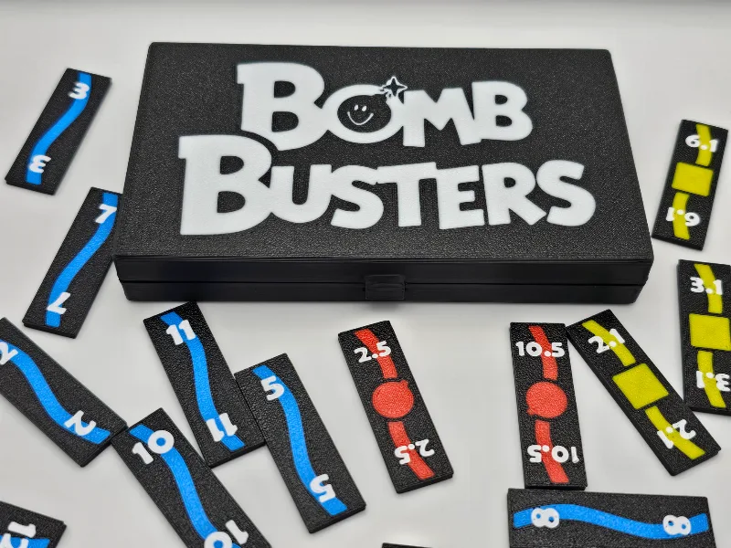 Bomb Busters wire tiles & storage box