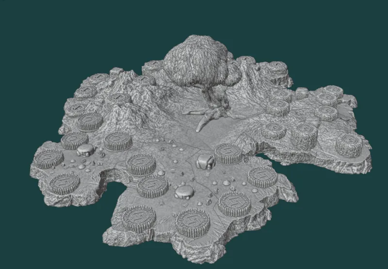3d board for Blood Rage