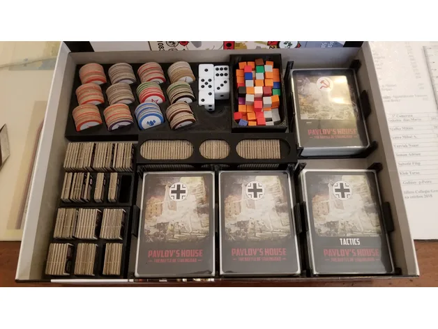 Pavlov's House: The Battle of Stalingrad Board Game Insert