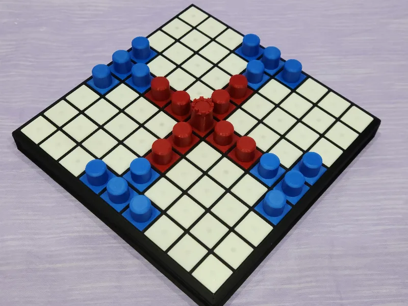 Tablut - Hnefatafl 9x9 Board W/ Rules (Magnetic Tiles & Pawns / Swappable Tiles)