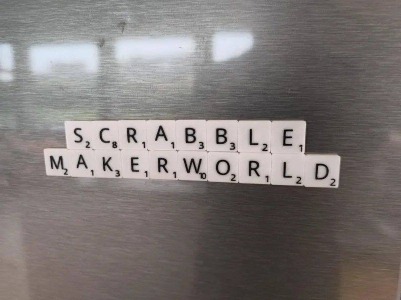 Scrabble Fridge Magnets – Multilingual Edition