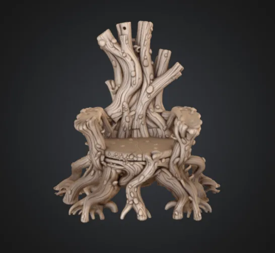 Ent Tree Throne – Living Forest Fantasy Seat Sculpture