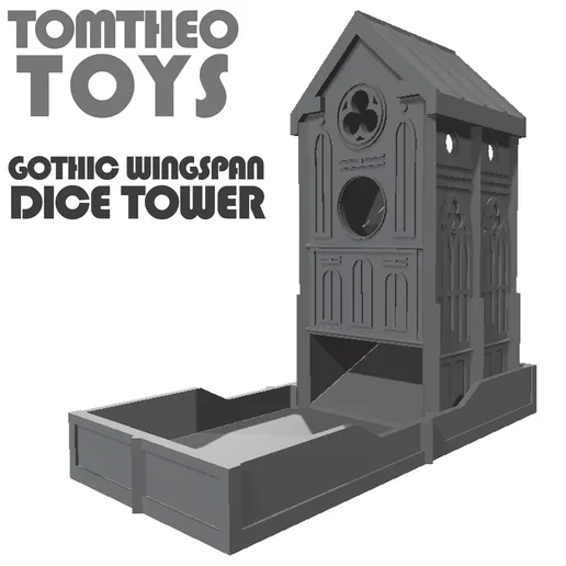Wingspan Gothic Bird Feeder Dice Tower - TOMTHEO TOYS