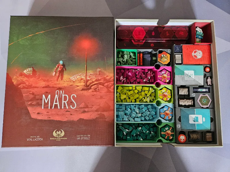 On Mars Board Game (incl. expansion)