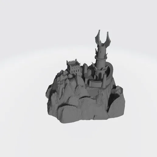 Nurn settlement miniature compatible with War of the Ring
