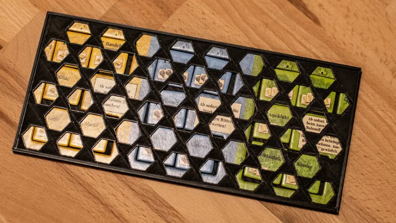 Settler of Catan City Improvements organizer