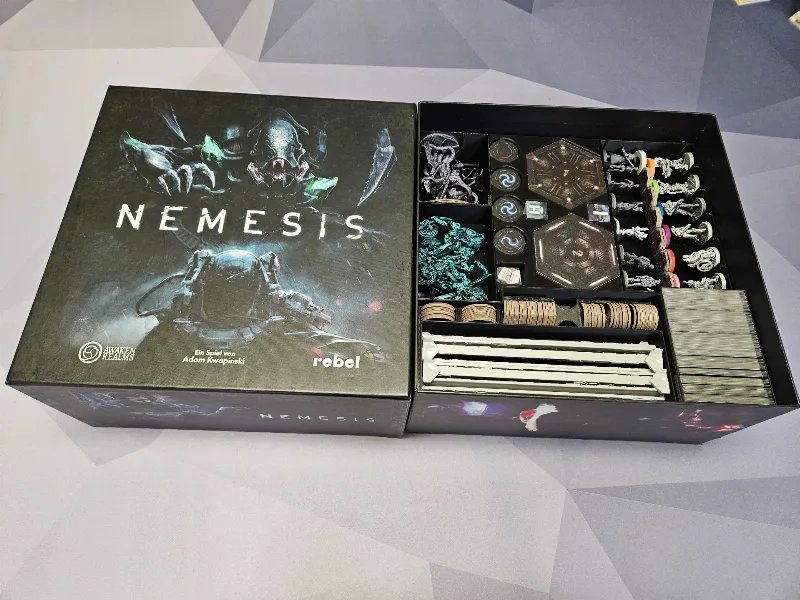 Nemesis Board Game Insert (incl. expansions)