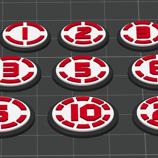 Double Sided Damage Counters - Star Wars Unlimited