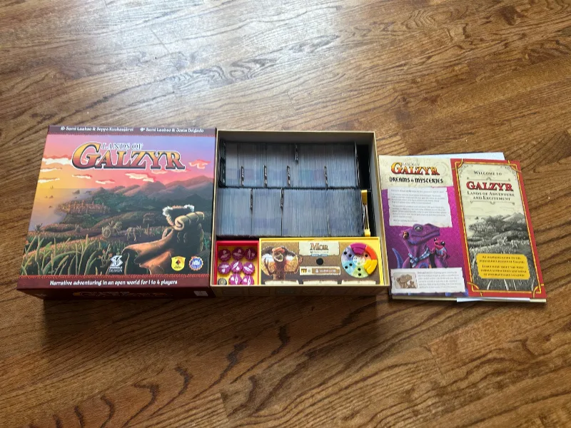 Lands of Galzyr Board Game Custom insert