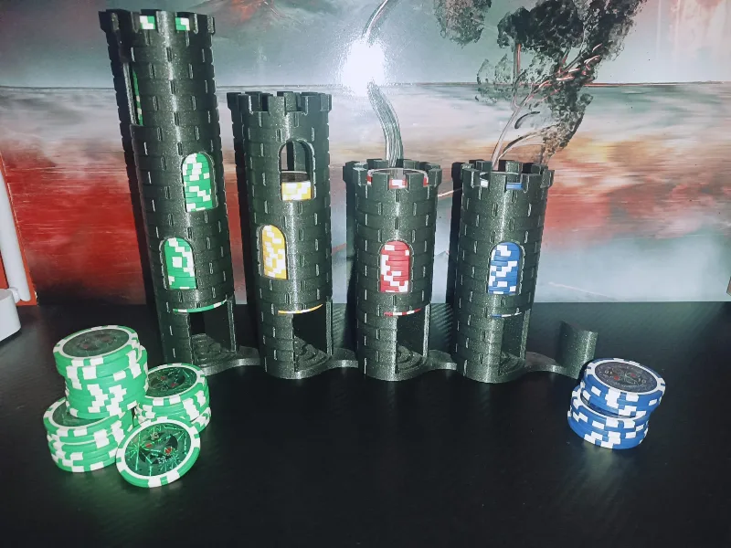 TOKEN/POKER CHIPS STAND (Can be connected)