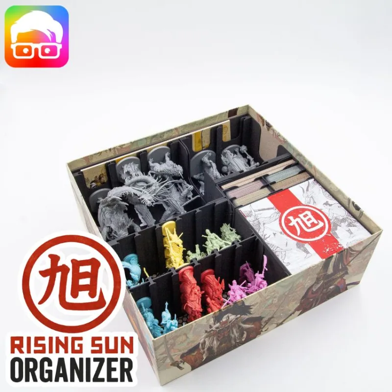 Rising Sun board game organizer by @ammedia3d [tabletop board game inserts sku: RSN001]