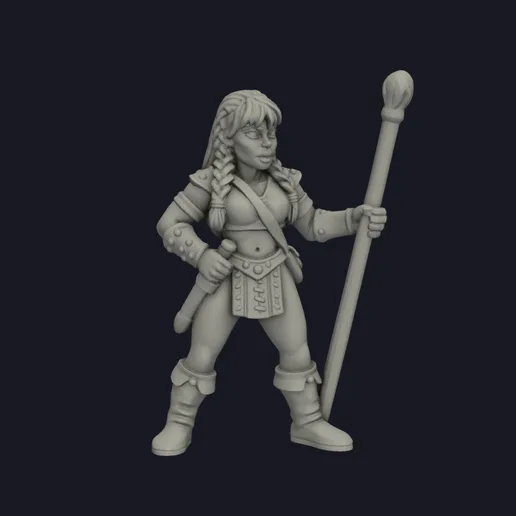 Gabrielle Xena Warrior Princess Companion - HeroQuest Style